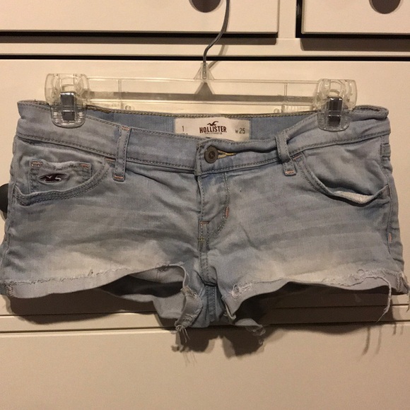 Hollister light colored denim shorts - SZ 1 - Picture 1 of 3